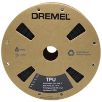 Dremel TPU Filament Spool, 1.75mm Diameter, Black 0.75kg